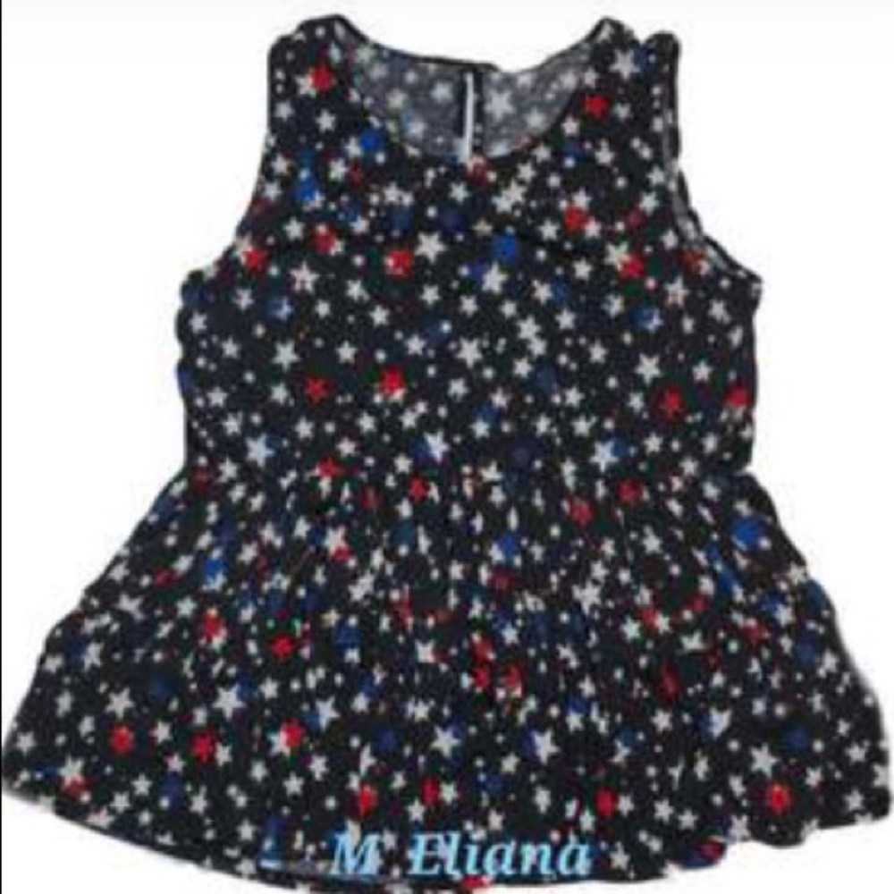 Very stylish LuLaRoe Eliana size small bl/stars